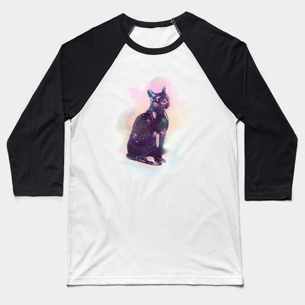 Egyptian cat Baseball T-Shirt by vita95gelman